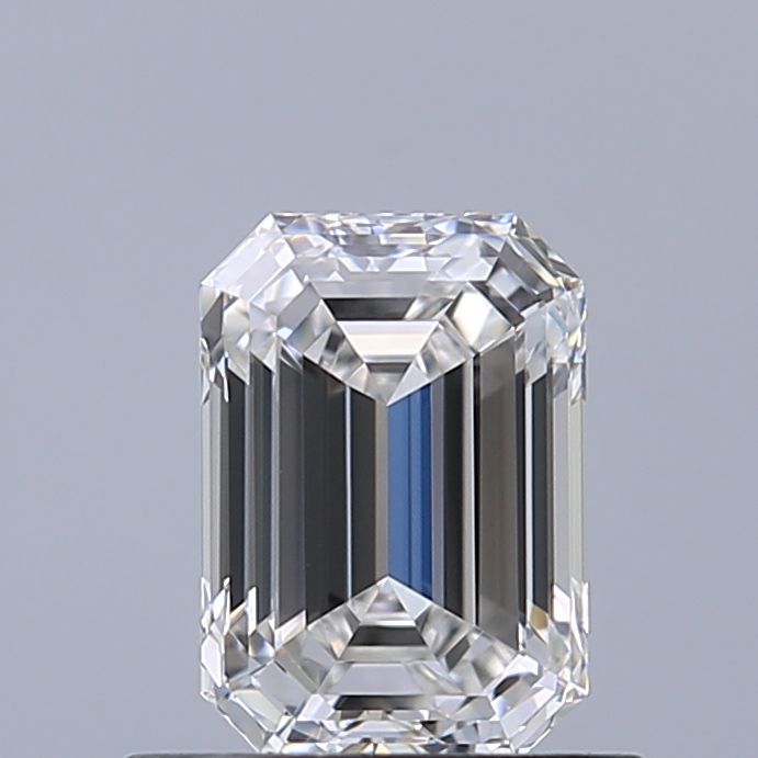 Diamante Naturale Taglio Smeraldo 0.71ct VG/EX E VVS2 - GIA - 6.03x4.24x2.86mm