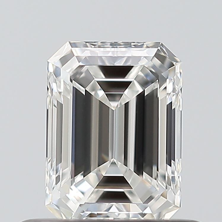 Diamante Naturale Taglio Smeraldo 0.52ct VG/EX E VVS1 - GIA - 5.4x3.94x2.66mm