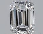 Diamante Naturale Taglio Smeraldo 0.46ct VG/EX D VS1 - GIA - 5.27x3.71x2.45mm