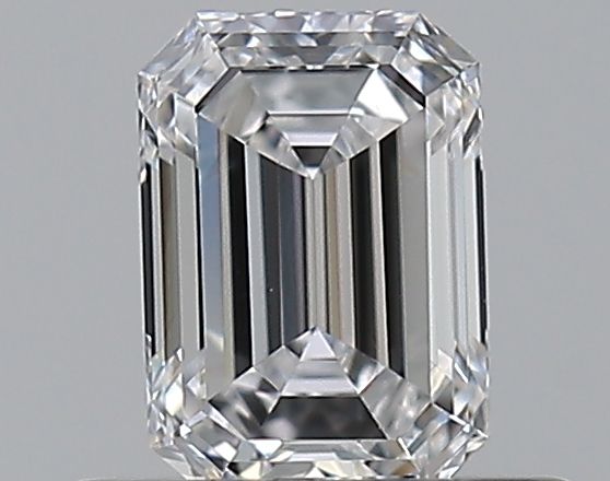 Diamante Naturale Taglio Smeraldo 0.46ct VG/EX D VS1 - GIA - 5.27x3.71x2.45mm