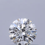 Diamante Naturale Taglio Brillante 0.4ct VG/EX/EX E VS2 - GIA - 4.73x4.71x2.94mm