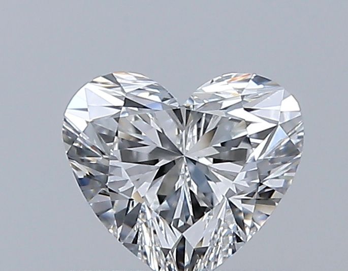 Diamante Naturale Taglio Cuore 0.5ct VG/EX F VS1 - GIA - 4.89x5.49x3.3mm