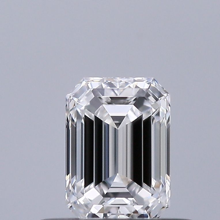 Diamante Naturale Taglio Smeraldo 0.4ct VG/EX D VVS2 - GIA - 4.96x3.54x2.38mm