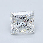 Diamante Naturale Taglio Princess 1ct VG/VG E VS1 - GIA - 5.47x5.37x4.06mm