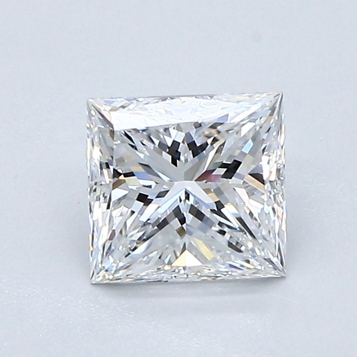 Diamante Naturale Taglio Princess 1ct VG/VG E VS1 - GIA - 5.47x5.37x4.06mm