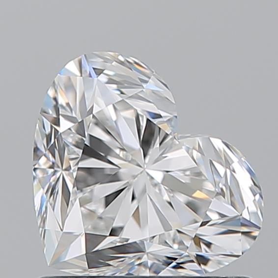 Diamante Naturale Taglio Cuore 1.02ct EX/EX E VVS1 - GIA - 5.7x6.85x4.34mm