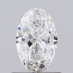 Diamante Naturale Taglio Ovale 0.56ct VG/EX G VVS1 - GIA - 7.07x4.49x2.68mm
