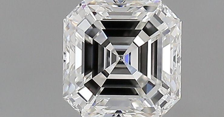 Diamante Taglio Smeraldo Quadrato 0.7ct EX/EX G VVS1 - GIA - 4.97x4.97x3.33mm