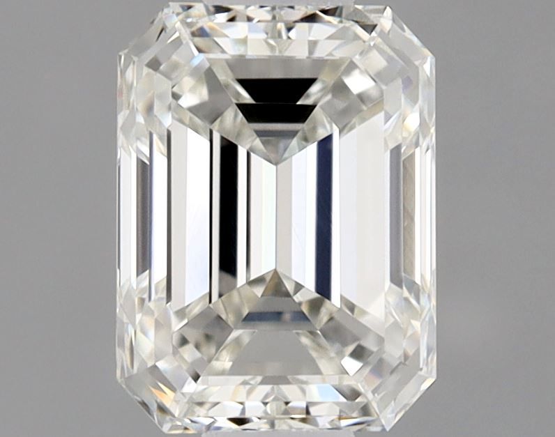 Diamante Naturale Taglio Smeraldo 0.6ct VG/EX H VVS1 - GIA - 5.51x4.09x2.86mm