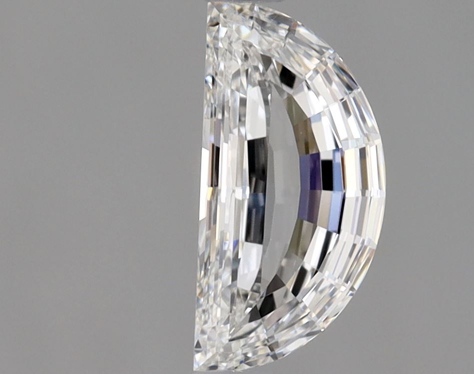 Diamante Naturale Taglio Mezzaluna 0.57ct VG/EX F VVS2 - GIA - 7.73x3.83x2.18mm