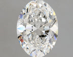 Diamante Naturale Taglio Ovale 1ct VG/VG F VVS2 - GIA - 7.8x5.5x3.55mm
