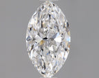Diamante Naturale Taglio Marquise 0.53ct EX/VG D IF - GIA - 7.86x4.33x2.7mm