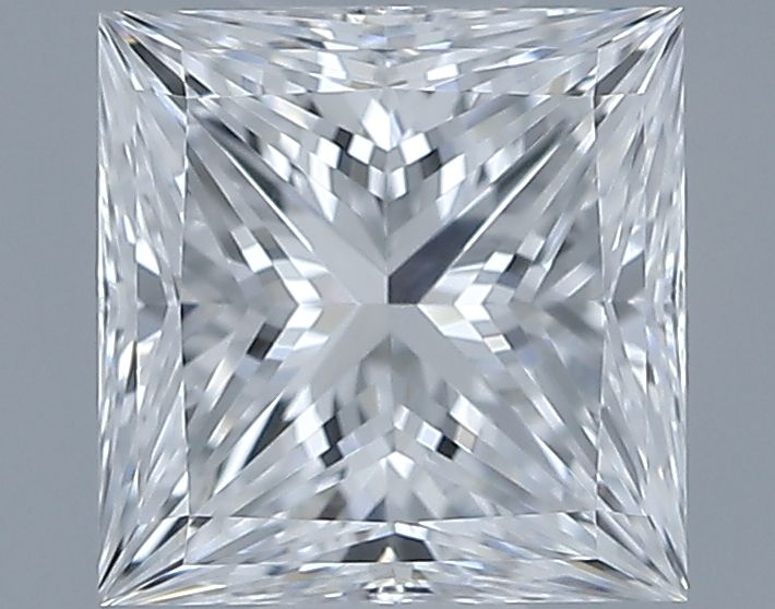 Diamante Naturale Taglio Princess 0.9ct VG/EX D VVS1 - GIA - 5.25x5.21x3.89mm