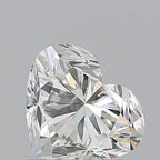 Diamante Naturale Taglio Cuore 1.07ct EX/EX J IF - GIA - 5.94x6.99x4.44mm