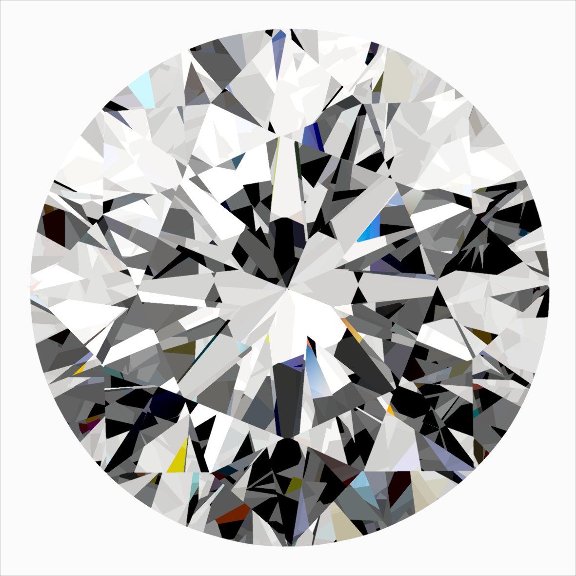 Diamante Naturale Taglio Brillante 0.3ct 3EX I VVS1 - IGI - 4.24x4.27x2.69mm