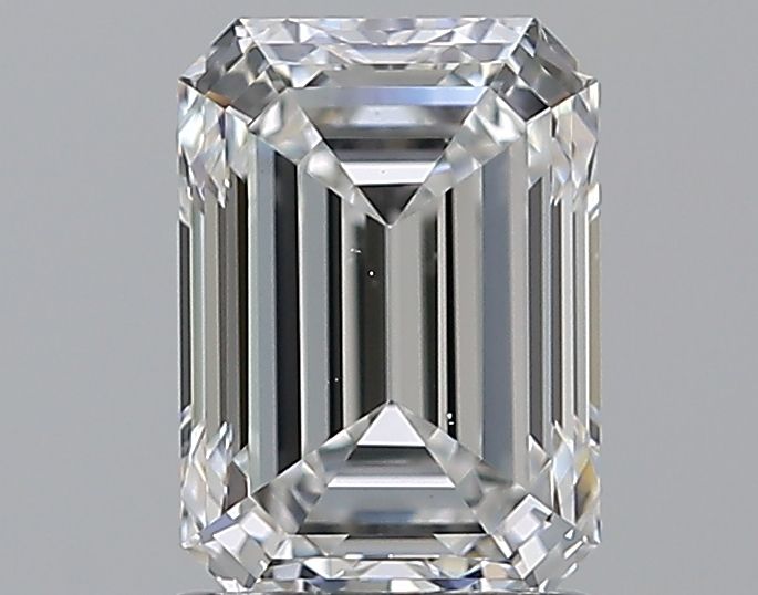 Diamante Naturale Taglio Smeraldo 1.51ct EX/EX F VS2 - GIA - 7.63x5.46x3.69mm