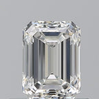 Diamante Naturale Taglio Smeraldo 0.71ct VG/VG G VVS1 - GIA - 5.75x4.22x2.99mm