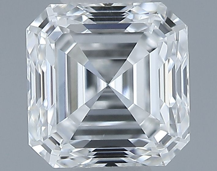 Diamante Naturale Taglio Asscher 0.5ct EX/EX F VS2 - GIA - 4.31x4.27x2.94mm