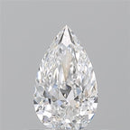 Diamante Naturale Taglio Goccia 0.5ct EX/VG E VVS2 - GIA - 7.31x4.35x2.56mm