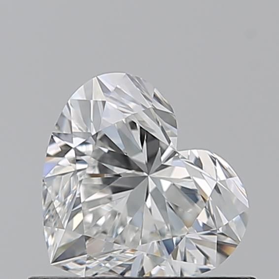 Diamante Naturale Taglio Cuore 0.61ct EX/EX F VVS1 - GIA - 5.17x5.9x3.49mm