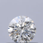 Diamante Naturale Taglio Brillante 0.47ct 3EX J IF - GIA - 4.95x4.97x3.1mm