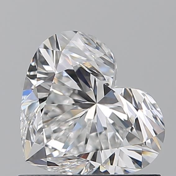 Diamante Naturale Taglio Cuore 0.9ct EX/EX E VVS2 - GIA - 5.72x6.69x3.97mm