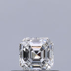 Diamante Naturale Taglio Asscher 0.37ct EX/EX E VVS2 - GIA - 3.96x3.95x2.63mm