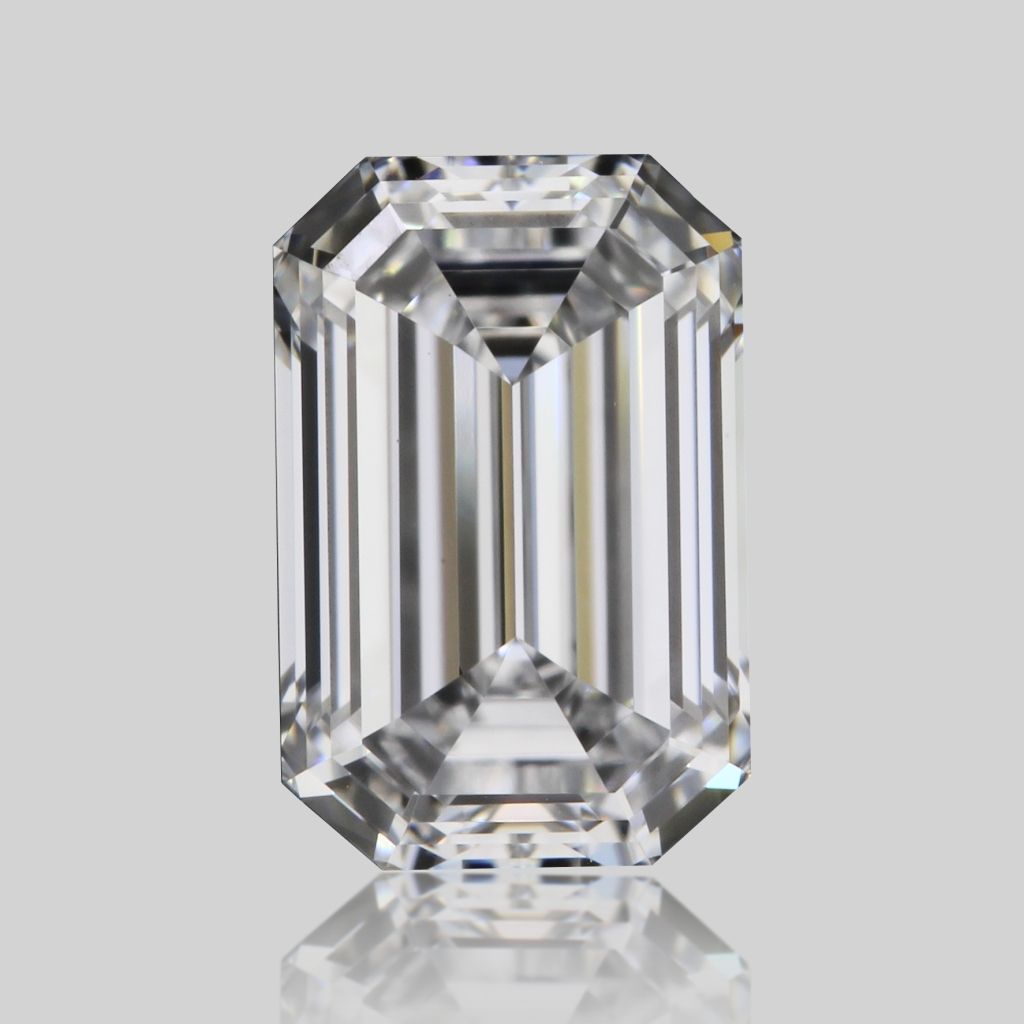 Diamante Naturale Taglio Smeraldo 0.8ct VG/EX D VVS2 - GIA - 6.64x4.37x2.79mm