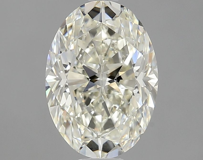 Diamante Naturale Taglio Ovale 1.62ct EX/EX J VS1 - IGI - 9.06x6.43x4.09mm