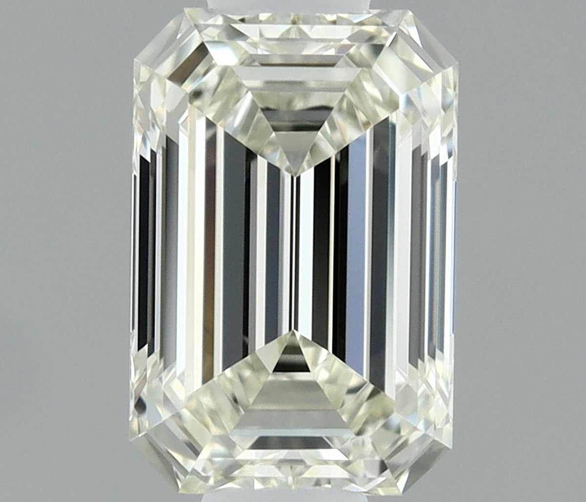 Diamante Naturale Taglio Smeraldo 0.41ct EX/EX J VVS1 - IGI - 5.36x3.58x2.26mm