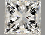 Diamante Naturale Taglio Princess 1.01ct EX/EX I VVS2 - GIA - 5.49x5.29x4.06mm