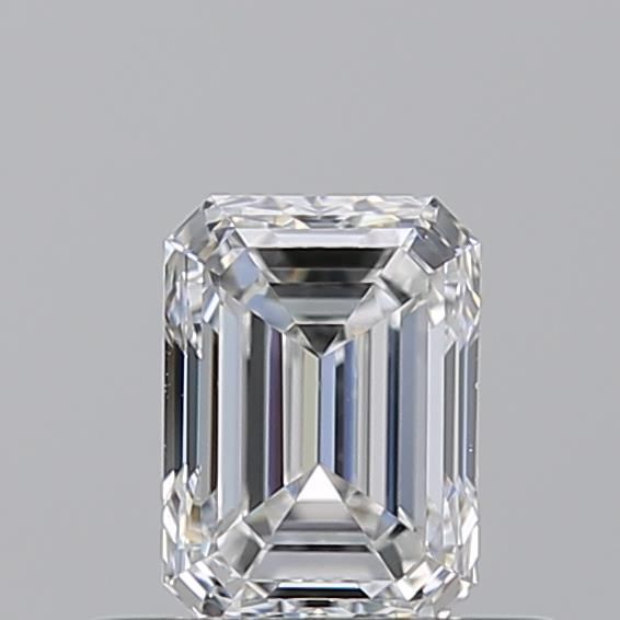 Diamante Naturale Taglio Smeraldo 0.5ct VG/EX E VS1 - GIA - 5.14x3.74x2.65mm