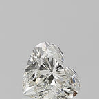 Diamante Naturale Taglio Cuore 0.63ct EX/EX J VVS1 - GIA - 5.3x5.92x3.49mm