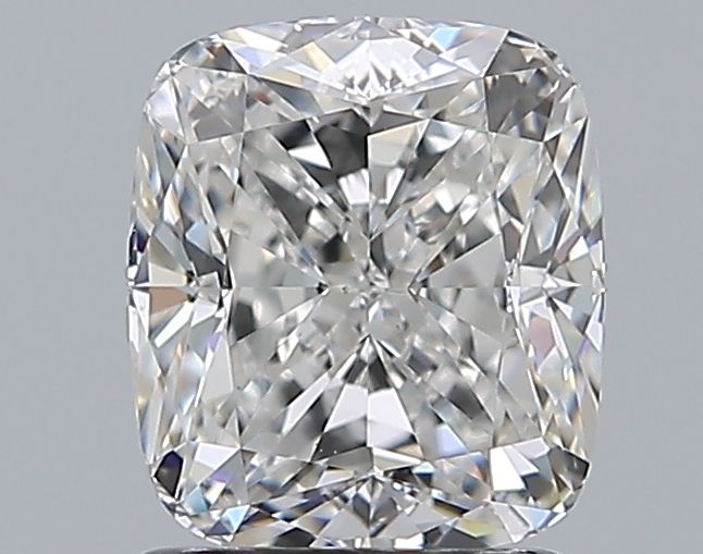 Diamante Taglio Cushion Brillante 1.7ct EX/EX F VS1 - GIA - 7.04x6.19x4.43mm