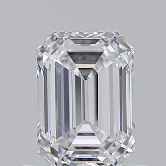 Diamante Naturale Taglio Smeraldo 0.74ct EX/EX D VVS1 - GIA - 6.06x4.3x2.87mm