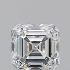 Diamante Naturale Taglio Asscher 0.8ct EX/EX F VVS2 - GIA - 5.04x4.91x3.38mm