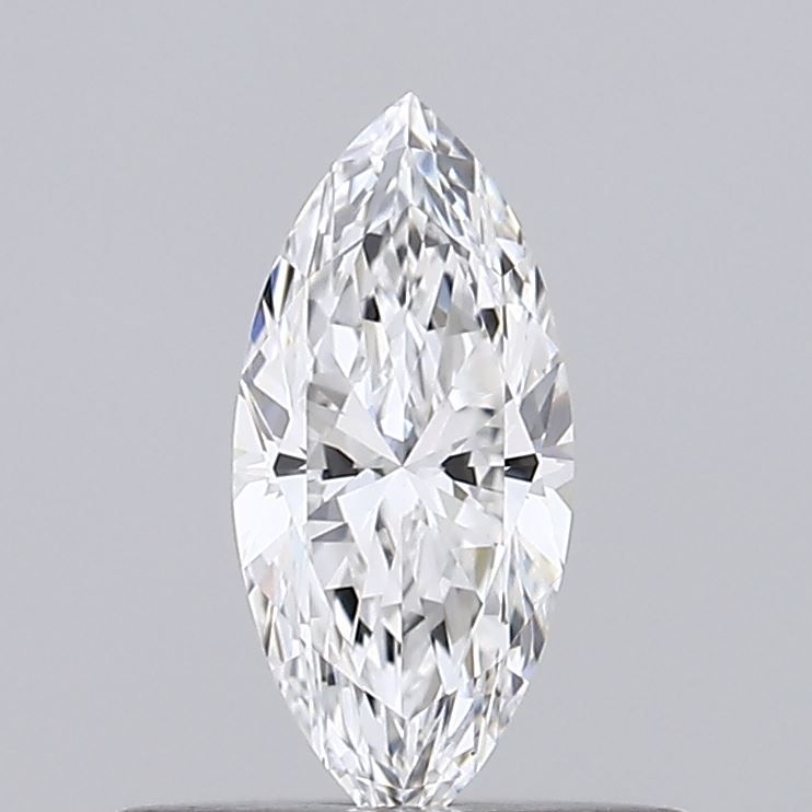 Diamante Naturale Taglio Marquise 0.33ct VG/EX E VVS1 - GIA - 7.55x3.43x2.18mm