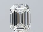 Diamante Naturale Taglio Smeraldo 0.8ct EX/EX G VVS2 - IGI - 6.35x4.49x3.02mm