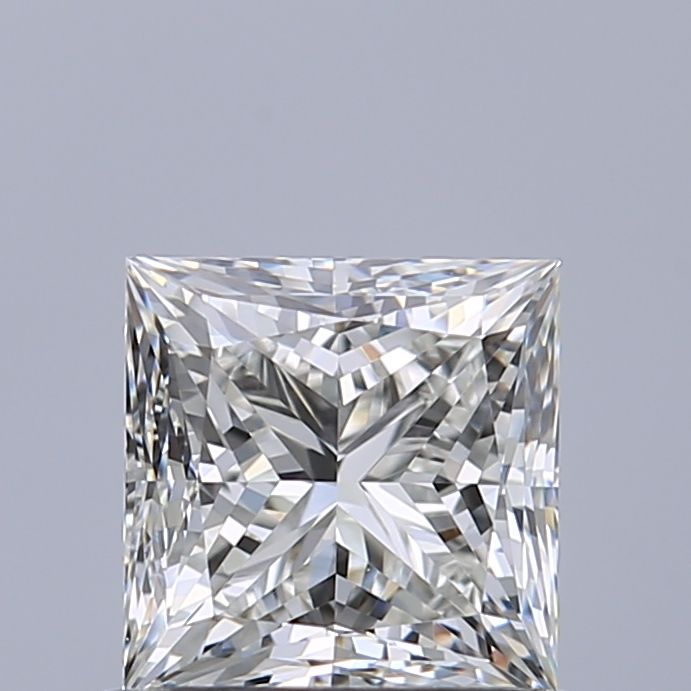 Diamante Naturale Taglio Princess 0.8ct G/EX H VVS1 - GIA - 4.99x4.91x3.66mm