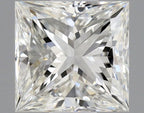 Diamante Naturale Taglio Princess 0.51ct VG/EX H VVS1 - GIA - 4.56x4.41x3.24mm