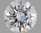Diamante Naturale Taglio Brillante 1.05ct 3EX F VVS1 - GIA - 6.47x6.53x4.02mm