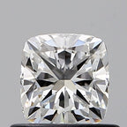Diamante Taglio Cushion Brillante 0.61ct EX/EX F VVS2 - GIA - 5.02x4.78x3.3mm