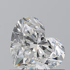 Diamante Naturale Taglio Cuore 0.72ct VG/EX G VVS2 - GIA - 5.29x6.21x3.71mm