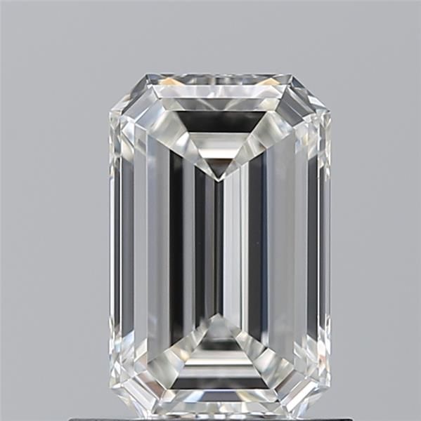 Diamante Naturale Taglio Smeraldo 0.9ct VG/EX H VVS2 - GIA - 7.33x4.6x2.85mm