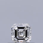 Diamante Naturale Taglio Asscher 0.38ct VG/EX D VVS2 - GIA - 4.0x3.99x2.67mm