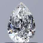Diamante Naturale Taglio Goccia 0.5ct EX/EX F VVS1 - GIA - 6.64x4.42x2.79mm