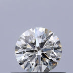 Diamante Naturale Taglio Brillante 0.45ct 3EX J VS2 - GIA - 4.85x4.88x3.05mm