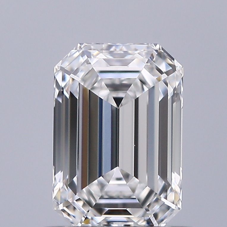 Diamante Naturale Taglio Smeraldo 0.72ct EX/EX E VVS2 - GIA - 6.2x4.24x2.81mm