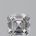 Diamante Naturale Taglio Asscher 0.52ct VG/EX D VVS2 - GIA - 4.46x4.39x2.97mm
