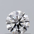 Diamante Naturale Taglio Brillante 0.5ct VG/VG/EX D VS1 - GIA - 5.03x4.99x3.09mm